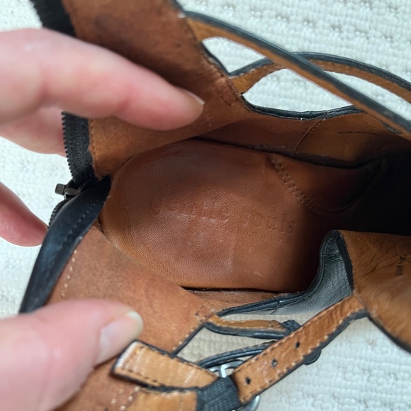 Gentle Souls Black Boxford Ankle Boots 7 - Picture 7 of 7